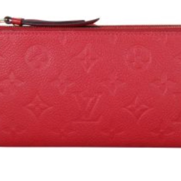 Louis Vuitton Adele Wallet Monogram Empreinte Red. - Picture 2 of 9